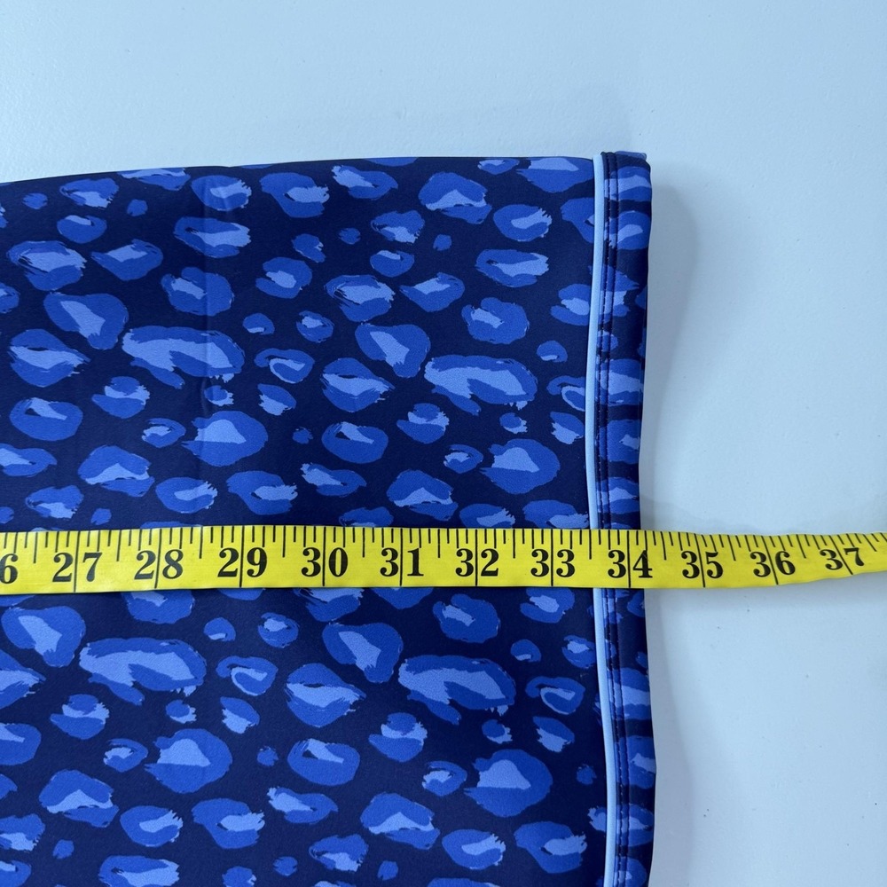 SSyS The Label Romper Dress Womens Large Blue Animal Print Tropical Vacation - Picture 8 of 12